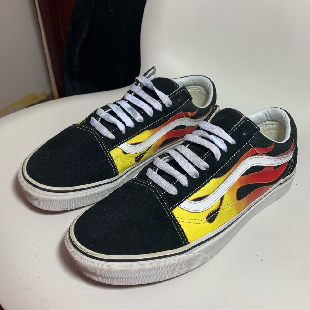 Vans Old Skool Flame Skate Shoes